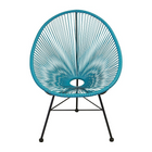 Plata Import Acapulco Chair, Turqouise (WR-1350-TUR)-Accent Chair
