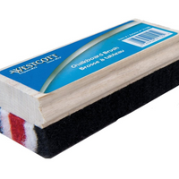 Westcott Premium Chalkboard Brush - 12 Pack-Noiseless and dustless
