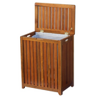 Ocean Star – Panier à linge en bois massif spa, TRH1330-Le sac intérieur est amovible, ce qui est pratique pour le transporter d’une pièce à une autre