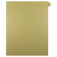 Mark Maker – Onglets séparateurs juridiques beiges, 1/25 onglets, format lettre, sans trous, numéro 151, 25/paquet-Onglets séparateurs beiges, 1/25 onglets