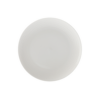 Maxwell & Williams Diamonds Round Side Plate - 8" - White - 6 Pack-Dinnerware