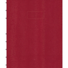 Blueline MiracleBind Hardcover Notebook, 9" x 7", Red Lizard-Like, 150 Pages-Twin wire binding with hard lizard-like cover