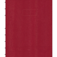 Blueline MiracleBind Hardcover Notebook, 9" x 7", Red Lizard-Like, 150 Pages-Twin wire binding with hard lizard-like cover