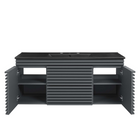 Modway - Render Fixation murale de 48" Vanette de salle de bain - Gris Noir-7