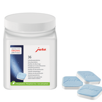 Jura - Tablettes de detartrage 2 phases - Paquet de 36-Pour prolonger la duree de vie de votre machine automatique à specialites de cafe, JURA a mis au point une tablette de detartrage 2 phases qui elimine le calcaire en douceur tout en prenant soin de la machine.