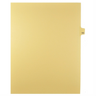 Mark Maker Legal Tabs - Letter Size - Buff - 1/25th cut - 25 tabs per package - 5 packages Pack - Number 183-Buff Single Tabs