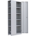 Metalware – Étagère enclenchable RK915, 6 tablettes, 36 x 18 x 88 (po), gris pâle-Système de tablettes ajustables offrant un espace de rangement solide, mais économique qui convient à vos besoins
