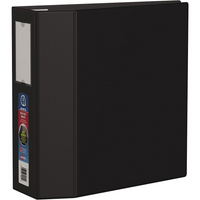 Avery Heavy Duty Binder, 4" Sized One Touch Locking D Rings, Black, (79994)-Heavy Duty View Binder with 780-Sheet capacity