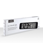 Marathon Watch - Horloge ultra-large avec précision atomique - Noir-Température : affiche la température intérieure en degrés Celsius ou Fahrenheit et affiche l'humidité relative