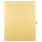 Mark Maker Legal Tabs - Letter Size - Buff - 1/25th cut - 25 tabs per package - 5 packages Pack - Number 164-Buff Single Tabs