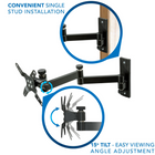 Mount-It! (MI-404) Single Monitor Wall Mount-6