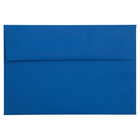 JAM Paper A8 Invitation Envelopes, 5.5 x 8.125, Presidential Blue, 250 Pack (563916908H)-Presidential blue dark base envelope