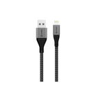 ALOGIC Super Ultra USB-A to Lightning Cable - 1.5M - Space Grey-Durable Construction - The Super Ultra Cable features additional strain relief made from a combination of TPE and PVC materials, which are designed for flexibility and strength. This ensures that the most vulnerable point of the Cable and the connectors are supported and stay intact. The connector is also fashioned from aluminium to further reinforce the Cable's lifespan.
