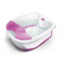 Lomi Rejuvenating Foot Spa Bath - Pink-14 Bubble Jets