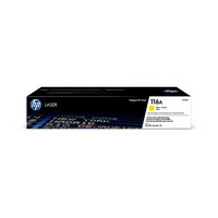HP - Cartouche de toner 116A (W2062A), jaune-Le paquet comprend une cartouche de toner jaune