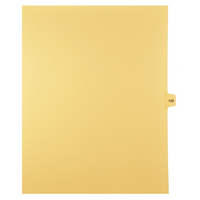 Mark Maker Legal Tabs - Letter Size - Buff - 1/15th cut - 25 tabs per package - 5 packages Pack - Number 128-Buff SingleTabs