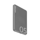 LOGiiX Piston Power 5000 mAh Banque d'alimentation en aluminium - Gris graphite-Banque d'alimentation de 5 000 mAh ultra fine et élégante en aluminium avec alimentation USB