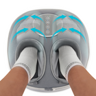 HoMedics - Appareil de massage des pieds Air Deluxe avec chaleur - Gris-Massage roulant par pétrissage en profondeur