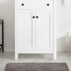 Modway - Nantucket 24" Armoire de toilette de salle de bain (lavabo non inclus) - Blanc-Bassin d’évier non inclus