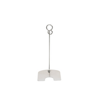 FuTECH – Porte-carte de table PCHC26, 6 po de haut, 10/paquet-Matériau : acier inoxydable