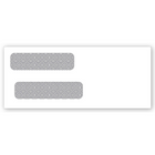 Deluxe Double Window Self-Seal Cheque Envelopes, 8-5/8" x 3-5/8", 500 Pack (92500-500)-Double window, confidential self seal