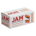 JAM Paper Office & Desk Sets, Stapler Tape Dispenser, Orange (3378OR)-These Desk Accessories are a great way to Colour coordinate your desk, or brighten a new desk up! (Colour Staples NOT included, but available!)