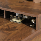 Sauder 59"W La Collection Clifford Place Bureau en L - Finition Grand Walnut-  Conforme à la norme BIFMA x5.5 en matière de sécurité, de durabilité et de performance structurelle