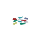 Pendaflex Clear Hard Tabs - 2" - 25 Pack-Designed to accept the supplied blank and printed inserts