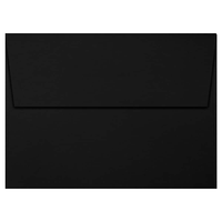 LUX A7 Invitation Envelopes (5 1/4 x 7 1/4), Midnight Black, 250 Pack (F-4580-B-250)-A7 invitation envelopes (5 1/4 x 7 1/4) are perfect for party invites/thank you cards/wedding invites/announcements/5x7 photos