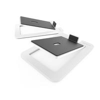 Kanto S6W Desktop Speaker Stand for Large Speakers - White-Designed for YU4, YU6, TUK or other 4" to 7" speakers