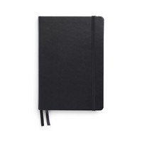 TRU RED - Journal pointillé, format moyen, couverture souple, noir-Format moyen (5,5 po x 8 po)