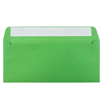 JAM Paper Enveloppes recyclées Peel & Seal n° 10 (4,13 x 9,5 po), rabat à peler et coller, vert, 500/bte-Type de produit : Enveloppes recyclées