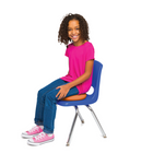 Bouncyband Coussin sensoriel Little Wiggle Seat, Orange-7