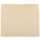 JAM Paper Enveloppes en papier-parchemin recyclé avec fermeture gommée, 6 x 9 1/2 po, brun, pqt/100-Taille : A10 (6 x 9 1/2 po)