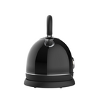 Frigidaire - Bouilloire électrique rétro en acier inoxydable - 1,8 L - Noir-La poignée en acier inoxydable confortable avec silicone rend le versement sûr et facile