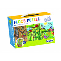 Beleduc Floor Puzzle "Discover The Flower Meadow"-Each puzzle can also be puzzled individually