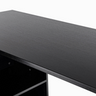 HOMCOM - Bureau en l avec tiroirs - 46 po L x 32,75 po l x 30 po H - noir-Assemblage requis