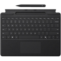 Microsoft Surface Pro Keyboard Copilot with Slim Pen - Black - Bilingual-For Surface Pro, 8, 9 & 10