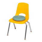 Bouncyband Little Wiggle Seat Sensory Cushion, Silver-Flexible child size nubs on one side and small bumps on the other give a choice for just the right amount of tactile stimulation