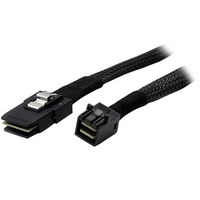 StarTech - Câble interne Mini-SAS, SFF-8087 à SFF-8643, 3,3 pi-Compatible avec les disques SAS 12 Gb/s et rétrocompatible avec les disques SAS et SATA 6 Gb/s

