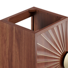 Modway - Daylight 18" Armoire à coiffeuse de salle de bain - Noyer-7