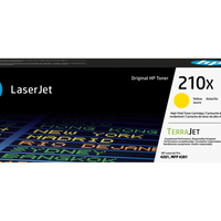 HP - TerraJet 210X Cartouche de toner LaserJet d'origine - Jaune-Couleur Jaune
