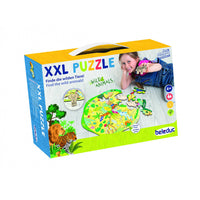 Beleduc - Puzzle XXL "Animaux Sauvages"-10 animaux cachés