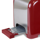 Kenmore 2-Slice Toaster - Red and Silver Stainless Steel-High-lift lever lets you safely remove small or broken pieces of toast