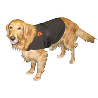 TechNiche – Manteau chauffant pour chien Thermafur activé par air, noir, grand (9529 BK L)-La chaleur est générée par l'insertion de tampons chauffants HEAT PAX™ 24+ dans les poches du tapis