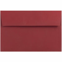 JAM Paper A9 Invitation Envelopes - 5.75 x 8.75 - Dark Red - 25 Pack-Envelope Features: Straight flap gum closure, high quality Smooth paper finish