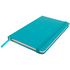 JAM Paper - Carnet ligné à couverture rigide, fermeture à élastique, format voyage (4 x 6 po), bleu, 2/paquet (340528850g)-Vendu séparément