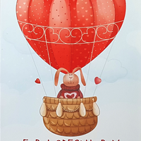 Rosedale Gold - Cartes de souhaits/Enveloppes - Joyeuse St-Valentin Enfant garçon - 5-1/2 po x 8 po - paquet de 6-Imprimées sur un papier de qualité non couché