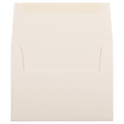 JAM Paper A2 Invitation Envelopes, 4.38 x 5.75, Strathmore Natural White Linen, 100 Pack (99761g)-Size: A2 (4-3/8" x 5-3/4")