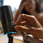 JBL Quantum Stream - Dual Pattern Premium USB Microphone for Streaming, Recording and Gaming - Black-Power Source: USB power cable